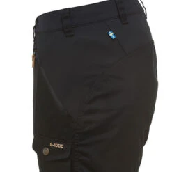 FJÄLLRÄVEN Fjällräven NIKKA TROUSERS CURVED W Damen Trekkinghose BLACK -Outdoor Verkauf 251781013 d nikka curved trousers fjaellraeven 1