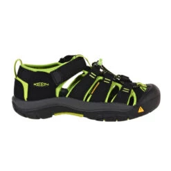 Keen NEWPORT H2 Y Kinder Outdoor Sandalen BLACK/LIME GREEN