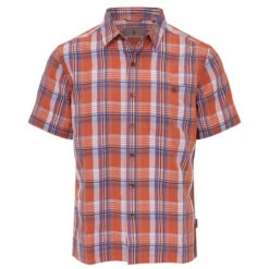 Royal Robbins MOJAVE DOBBY PLAID S/S Herren Outdoor Hemd ROOIBOS TEA
