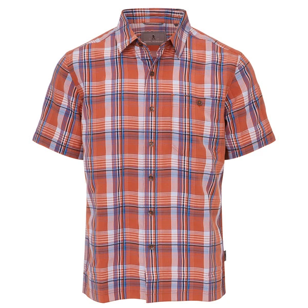 Royal Robbins MOJAVE DOBBY PLAID S/S Herren Outdoor Hemd ROOIBOS TEA 3 Royal Robbins MOJAVE DOBBY PLAID S/S Herren Outdoor Hemd ROOIBOS TEA