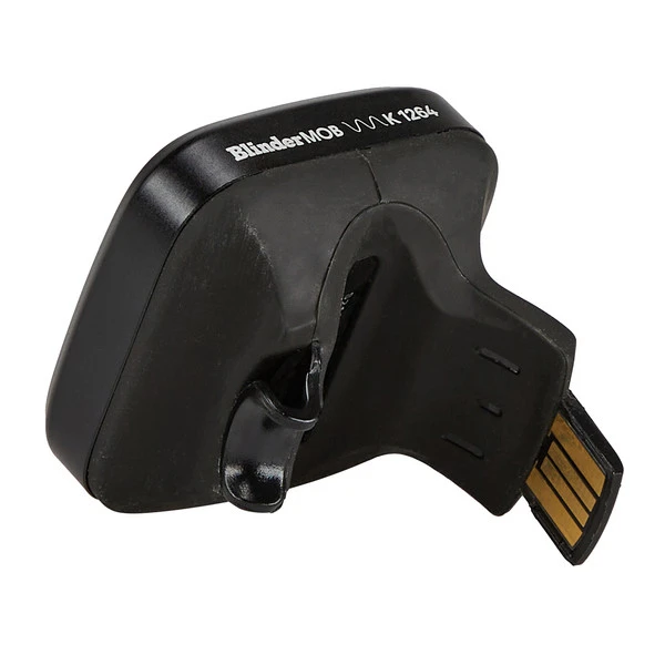 Knog BLINDER MOB LIGHT, STVZO, RED LED, BLACK/BLACK (8 LUMEN) Fahrradbeleuchtung BLACK – Bild 3