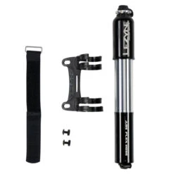 Lezyne MINIPUMPE CNC ALLOY DRIVE MEDIUM, 90PSI Luftpumpe HIGH-POLISH BLACK