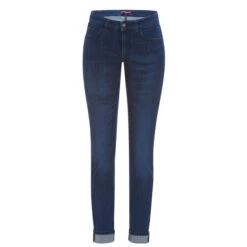 Alberto BICICLETTA - ECO DENIM Damen Radhose BLUE