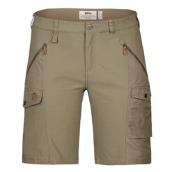 FJÄLLRÄVEN Fjällräven NIKKA SHORTS CURVED W Damen Shorts LIGHT OLIVE