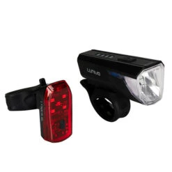 Lunivo LYNX F70 & LYNX R BRAKE Fahrradbeleuchtung NOCOLOR