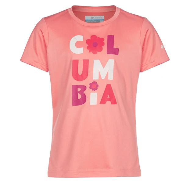 Columbia MIRROR CREEK SHORT SLEEVE GRAPHIC SHIRT Kinder Funktionsshirt CORAL REEF FLOWERY TYPE 3 Columbia MIRROR CREEK SHORT SLEEVE GRAPHIC SHIRT Kinder Funktionsshirt CORAL REEF FLOWERY TYPE
