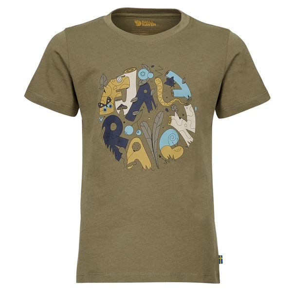 FJÄLLRÄVEN Fjällräven KIDS FOREST FINDINGS T-SHIRT Kinder T-Shirt LIGHT OLIVE 3 FJÄLLRÄVEN Fjällräven KIDS FOREST FINDINGS T-SHIRT Kinder T-Shirt LIGHT OLIVE