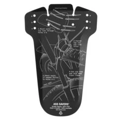 Ass-savers Ass Savers MFR-1 MUDDER, SPRITZSCHUTZ VR Schutzblech BLACK -Outdoor Verkauf 5637926372 c ass savers mfr1 mudder ass savers 24