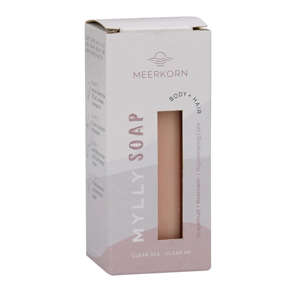 Meerkorn MYLLY SOAP Outdoor Seife GRAPEFRUIT + ROSMARIN (ORANGE- 3 Meerkorn MYLLY SOAP Outdoor Seife GRAPEFRUIT + ROSMARIN (ORANGE-