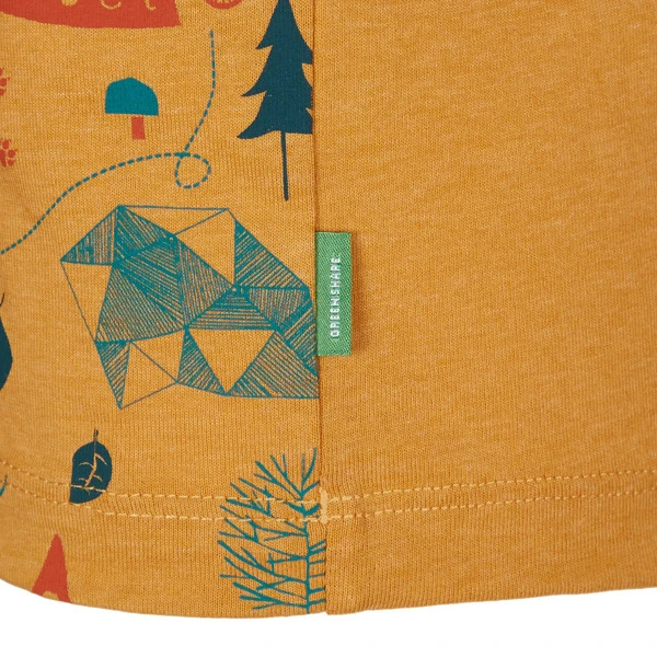 Vaude KIDS TAMMAR AOP T-SHIRT Kinder T-Shirt BURNT YELLOW 6 Vaude KIDS TAMMAR AOP T-SHIRT Kinder T-Shirt BURNT YELLOW – Bild 4