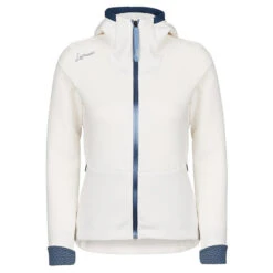 LaMunt ANTJE THERMAL HOODIE Damen Fleecejacke FOGGY WHITE