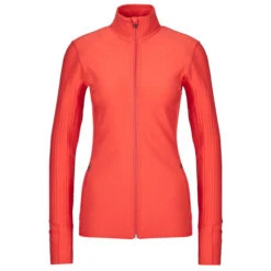 Icebreaker WMNS DESCENDER LS ZIP Damen Langarmshirt VIBRANT EARTH