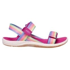 Keen ELLE BACKSTRAP Y Kinder Freizeitsandalen RAINBOW/FESTIVAL FUCHSIA