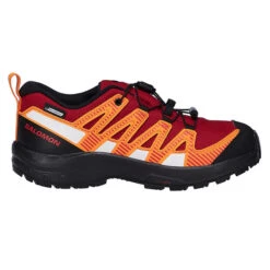 Salomon XA PRO V8 CLIMASALOMON WATERPROOF Kinder Trailrunningschuhe RED DAHLIA / BLACK / ORANGE PE