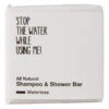 STOP THE WATER WHILE USING ME! WATERLESS SHAMPOO & SHOWER BAR Outdoor Seife WHITE -Outdoor Verkauf 5638083374 a waterless shampoo shower bar stop the water while using me 24