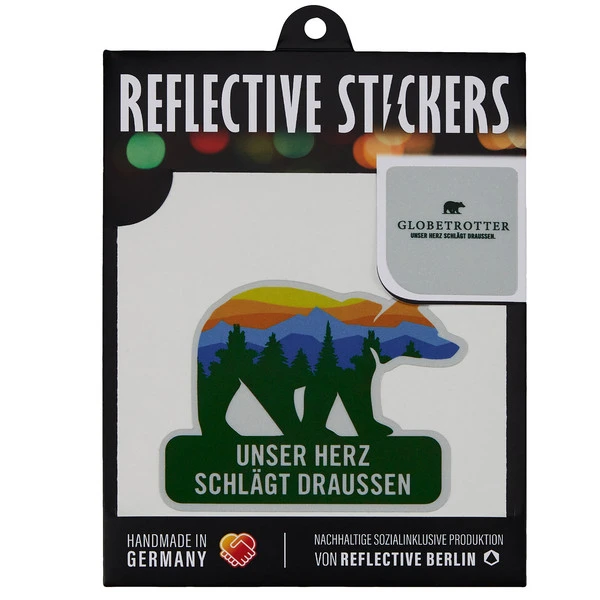 REFLECTIVE Berlin REFLECTIVE BÄR HERZ SCHLÄGT DRAUßEN Fahrradzubehör NOCOLOR 4 REFLECTIVE Berlin REFLECTIVE BÄR HERZ SCHLÄGT DRAUßEN Fahrradzubehör NOCOLOR – Bild 2