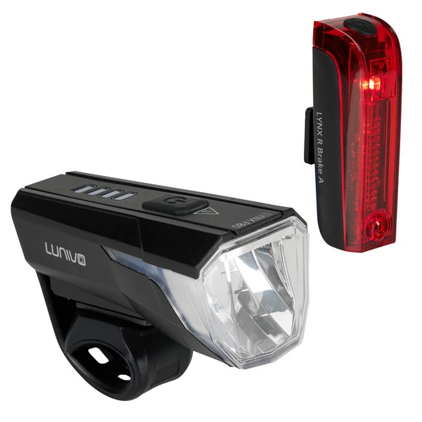 Lunivo LYNX F80 & LYNX R BRAKE A Fahrradbeleuchtung ASSORTED 3 Lunivo LYNX F80 & LYNX R BRAKE A Fahrradbeleuchtung ASSORTED
